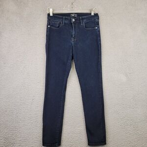 Abercrombie Fitch Jeans Womens 6 Short Dark Wash Stretchy‎ Skinny Mid-Rise Denim